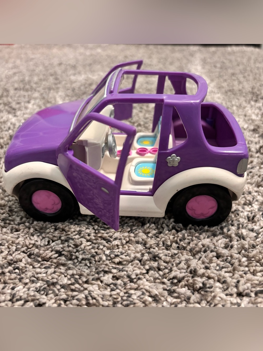 Polly Pocket Purple Car Jeep Vehicle Toy 2001 Collectors Vintage